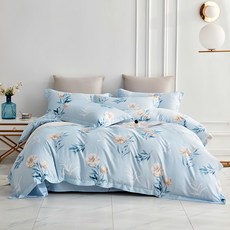 J-bedtime 床寢時光 萊賽爾天柔絲花款美式枕套