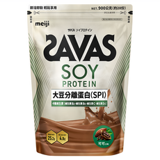 明治 SAVAS 大豆蛋白粉(可可口味), 900g, 1包