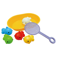 Toyroyal 樂雅 快樂撈魚組 兒童撈魚玩具 安全無毒材質 培養手眼協調, Multicolor, 1組, 1組