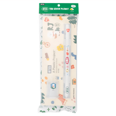 A Plastic Project BT21 可重複使用吸管, 1組