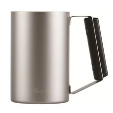 PEARL LIFE 珍珠金屬 Vintage Bar系列 復古酒吧真空馬克杯 HB-5789, 360ml, 1個, 銀色