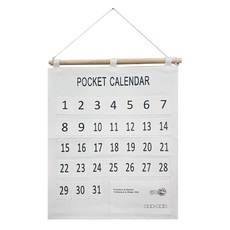 存錢月曆, 口袋日曆, 棉麻日系質感, A, 1個