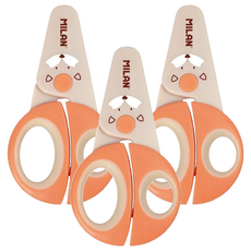 MILAN 小動物系列 學齡前的第一把剪刀 30g, 款式隨機, 3支