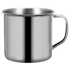 ibili Camping不鏽鋼馬克杯 9cm, 1個, 銀色