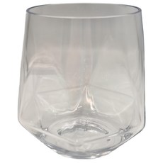 GrandTies 鑽石系列Tritan杯子四件組 350mL 防碎 幾何鑽石設計, 透明色, 1組