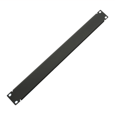Neon 台灣霓虹 網路機櫃1U面板, 黑色, 1個, 482mm