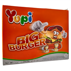 Yupi 大漢堡軟糖, 672g, 1盒