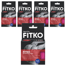 FITKO 飛客 肌力貼 運動型升級款 5cm x 5m, 1捲, 5盒