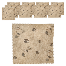 UTOOKII 絲瓜纖維吸水去油萬用抹布,25 x 25cm,10個