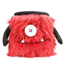 8BPLUS 怪物造型攀岩粉袋/腰包, 紅色 BRUNO, 聚酯纖維材質, 均碼