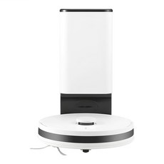 LG 電子 R5-T 智慧聯網自動除塵變頻濕拖清潔機器人 R5-ULTIMATE1 原廠保固, 白色