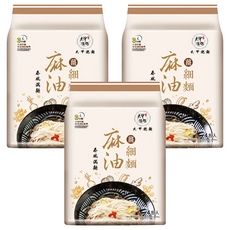 大甲佳旭 麻油薑細麵 (全素), 台灣老李仔麻油, 台灣本土老薑, Q彈有勁, 12包