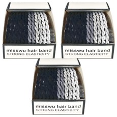 Henju 韓系髮圈，高彈結實，簡約淡雅，百搭耐看, 波浪紋