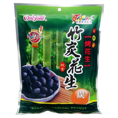 Onlyone 海龍王 竹炭花生, 台灣製造, 烘烤花生, 150g, 1包