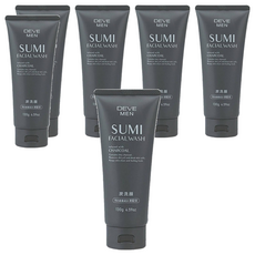 KUMANO 熊野油脂 DEVE去皮脂炭男洗面乳 130g, 6件