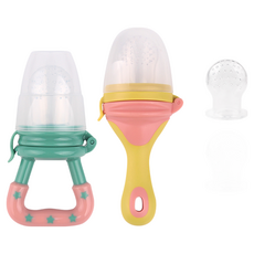 Bebelock 副食品咬咬樂組, 薄荷綠+芥末黃, 1組