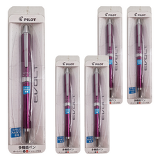 PILOT 百樂 EVOLT 2+1多功能筆, 紫色, 5支