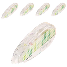 KOKUYO 國譽 Campus 象牙白修正帶 5mm x 8m, 可替換, 黃色, 6支