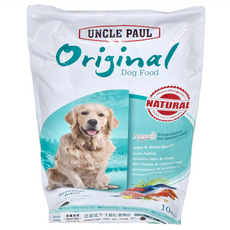 UNCLE PAUL 保羅叔叔 Original 狗飼料，關節與骨骼保健 大顆粒, 10kg, 1包