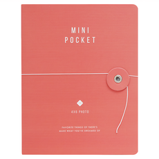 there's 4x6 迷你口袋相簿, 20張, 綠色、藍色、紅色、粉色、隨機顏色