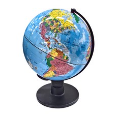 FUN GLOBE 藍色海洋行政地球儀, 10吋, 塑膠底座, MS-110A