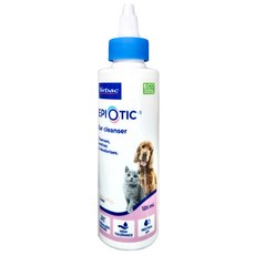 Virbac 維克 耳爽 耳道球麗清潔劑, 無刺激性, 有效清除耳道分泌物, 具收斂、除臭、消毒、乾爽功能, 形成保護膜, 125ml, 1瓶