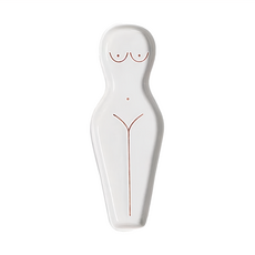 DOIY 裸女湯勺架, 陶瓷, 19 x 7.5 x 2厘米, 白色, 1個