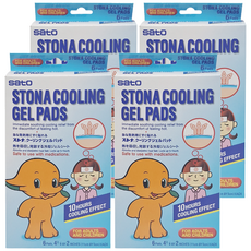 sato 佐藤製藥 適得寧退熱貼, 6片, 4盒