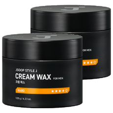 J'SOOP Style J 男士 Cream 髮蠟, HARD, 120g, 2罐