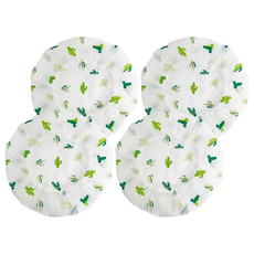 BEAUTYOUNG 妝漾 可愛浴帽, 成人版直徑約30cm, 無毒彈性佳, 多種款式可選, 仙人掌, 4個