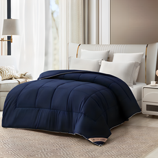 J-bedtime 床寢時光 100%石墨烯發熱可水洗棉被, 深藍色