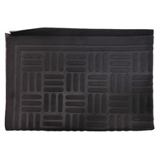 橡膠刮泥玄關腳踏墊 2個 90 x 60cm 黑色 1組