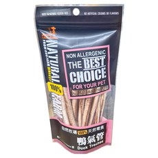 NATURAL FARM 自然牧場 100%紐西蘭天然零食, 鴨氣管, 無麩質, 50g, 1包