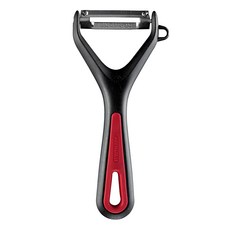 WESTMARK 德國廚房工具削皮器 塑膠不鏽鋼材質, 紅黑柄, 1支