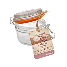 KitchenCraft 扣式密封玻璃罐，125ml, 1個