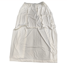 UV涼感防曬裙, 聚酯纖維80%, 錦綸20%, 均碼, 白色, 1個