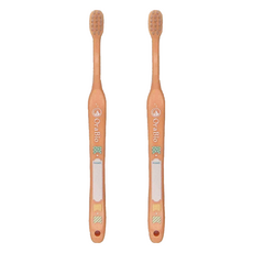 OraBio 寵用短毛牙刷，適用於犬貓, JP-RN-411, 2支