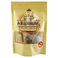 相撲肉乾 水果起司豬肉乾 香橙起司 嚴選天然果乾+香濃滑順起司 完美融合厚燒彈牙肉乾, 200g, 1袋