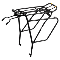 IBERA 鋁合金輕量自行車貨架 IB-RA5, 黑色, 堅固耐用, 1個