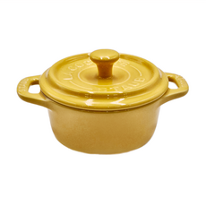 Staub 陶瓷圓形迷你烤盅 - 檸檬黃, 10公分, 1個