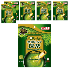 UHA味覺糖 特濃牛奶糖 抹茶味 58g, 6袋
