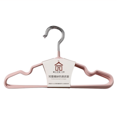 H&K 家居 兒童繽紛防滑衣架, 顏色隨機, 1組