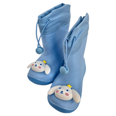 JAR嚴選 立體卡通雨鞋 藍色小狗 M, 17cm