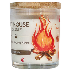 PET HOUSE 室內除臭寵物香氛蠟燭-大 (爐火圍繞), 連續使用時間240g長達60小時以上, 255g, 1個