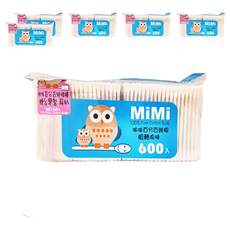 MiMi 咪咪 粗軸棉棒 600支, 6包