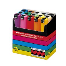 POSCA 太字角芯水性麥克筆 PC-8K, PC-8K15C, 1盒