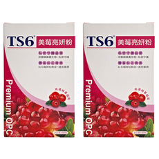 TS6 美莓亮妍粉 Premium OPC, 2g, 30包, 2盒