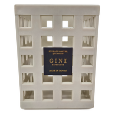 GINII 基尼 積木系列筆筒收納籃 3110 8.3 x 8.3 x 11.3cm 100g 3個, 象牙白, 1組