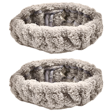 雅絨 柔舒髮束 聚酯纖維87.5% 尼龍12.5% 18x6.5cm 台灣製造, 2個