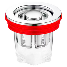 地漏防臭過濾芯 防堵 防返水, 45 x 30 x 38mm, 1個